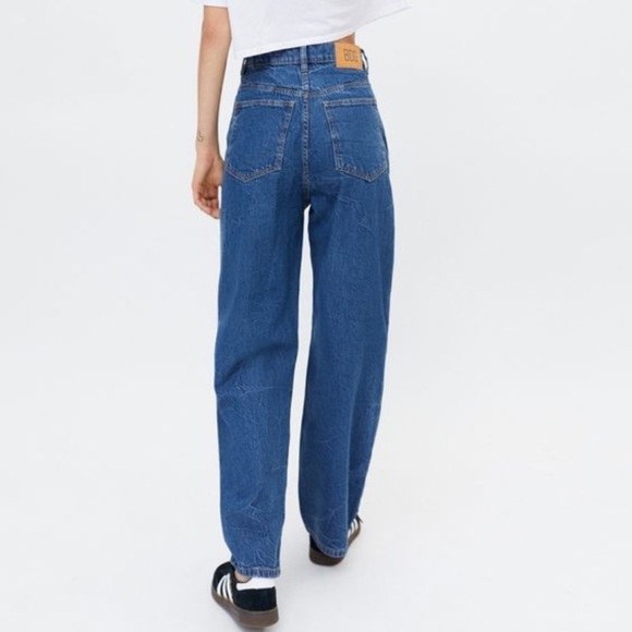 NWT Urban Outfitters BDG Dropped Straight High Waisted Dark Wash Jeans - Picture 5 of 11